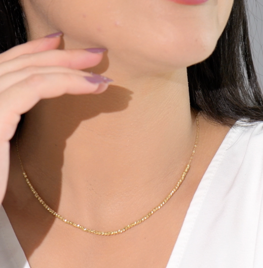 Collier '' Mes Boules D'or '' en Or 18k