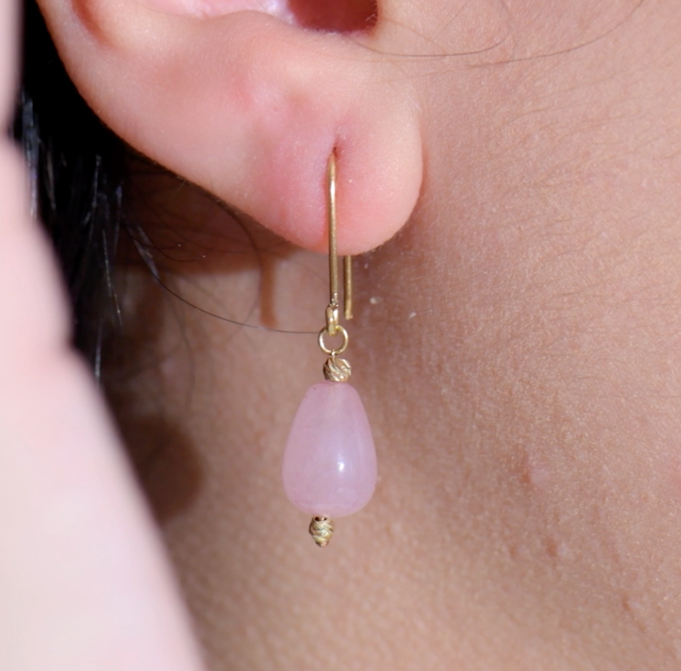 Boucles D'oreilles LILAS en Or 18k