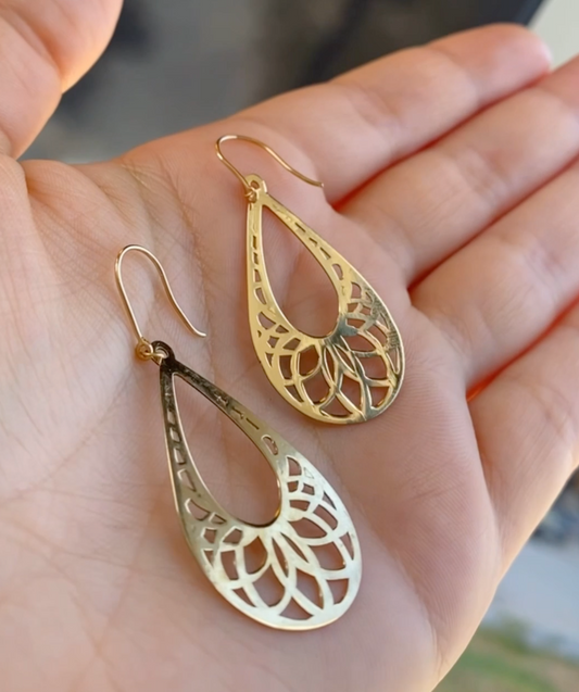 Boucles D'oreilles AVOCADO en Or 18K