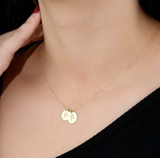 Collier en Or 18k-  Les Cercles D'or