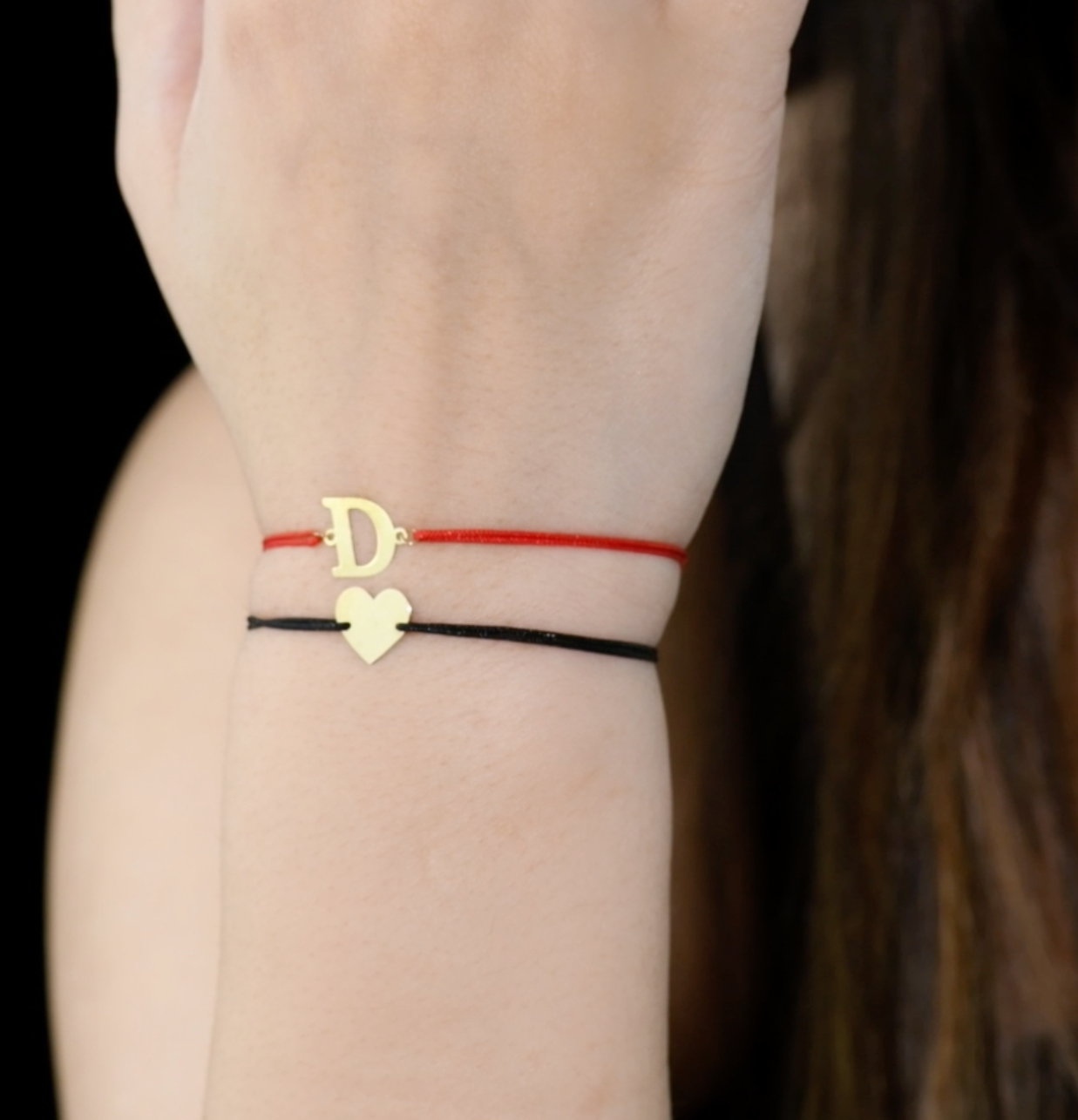 Double Cordon en Or 18k - Toutes Les Couleurs et Lettres Disponibles !